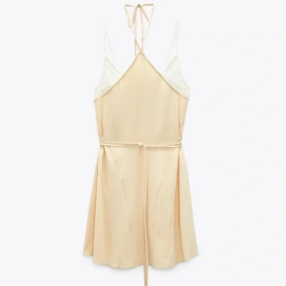 Zara | Intimates & Sleepwear | Zara Combination Lace Dress Size Medium |  Poshmark